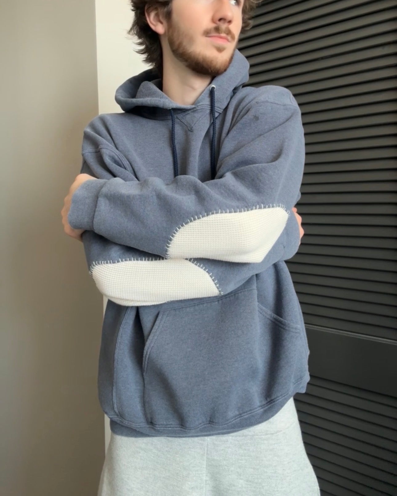 Thermal Elbow Patch Hoodie (XL)