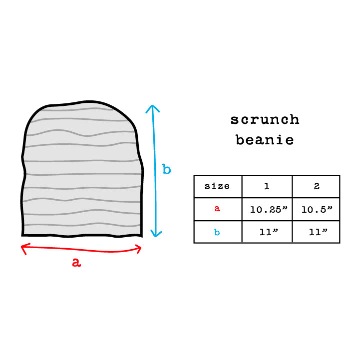 Scrunch Beanie (Size 2)