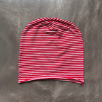 Scrunch Beanie - Red/White